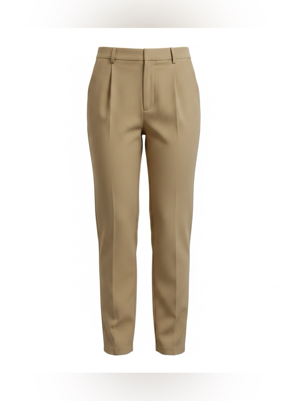 SHEIN Pleated Chinos in Tan Medium